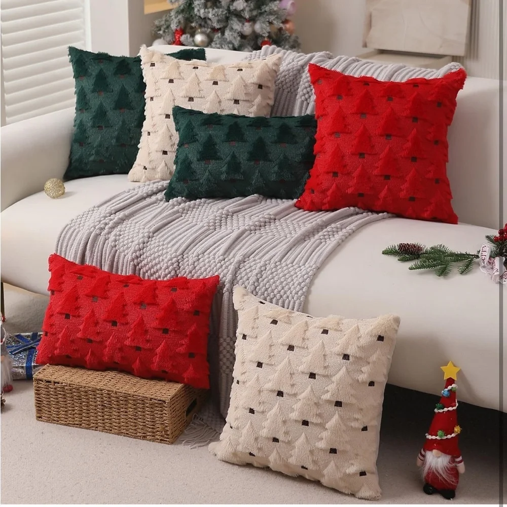 Allorry Christmas Pillow Covers 26x26 Inch  Soft Plush Faux Fur/ 713/bb8-3